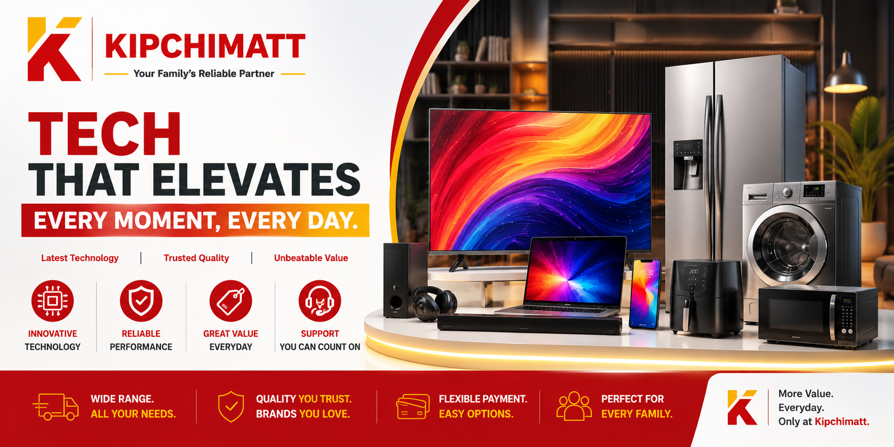 Kipchimatt tech that elevates every moment, every day