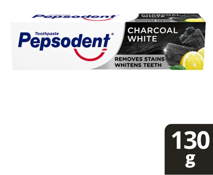Pepsodent Charcoal White Toothpaste 130g