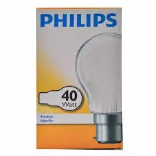 Philips GLS Frosted Bulb 40W B22