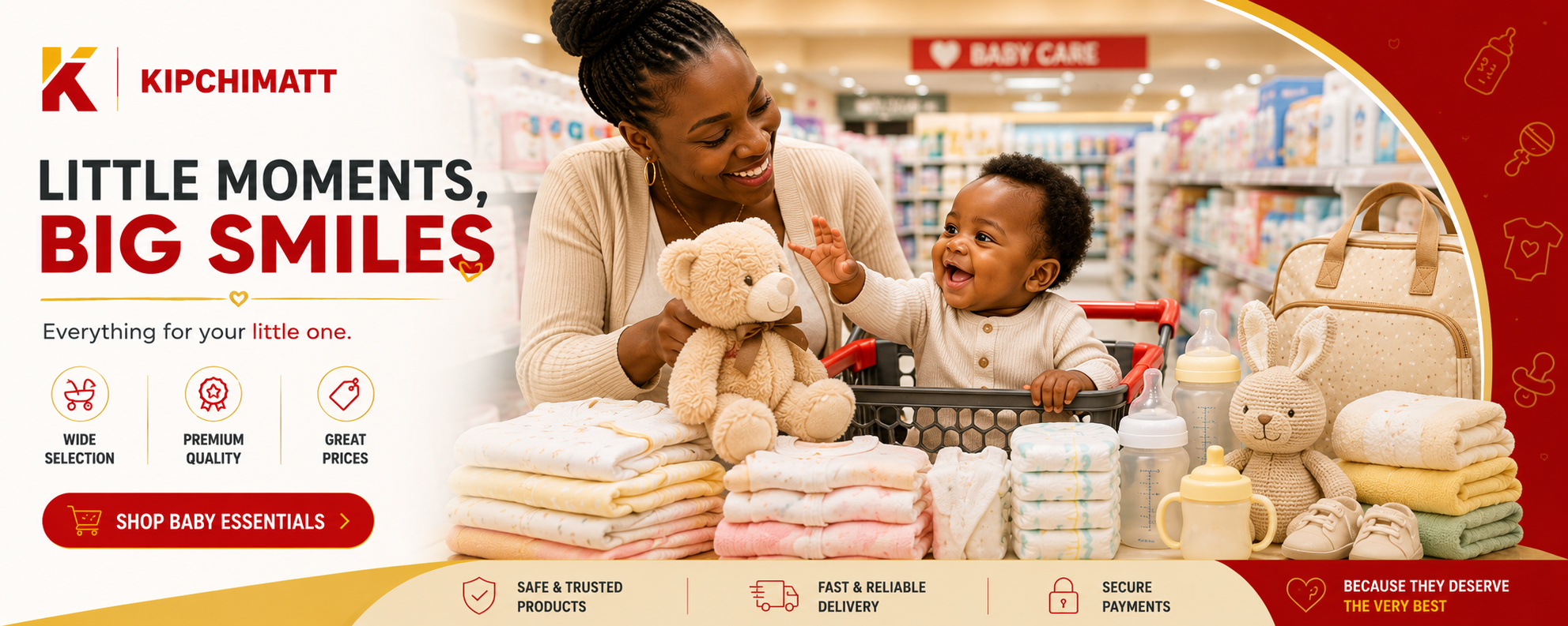 Kipchimatt baby care essentials with little moments and big smiles